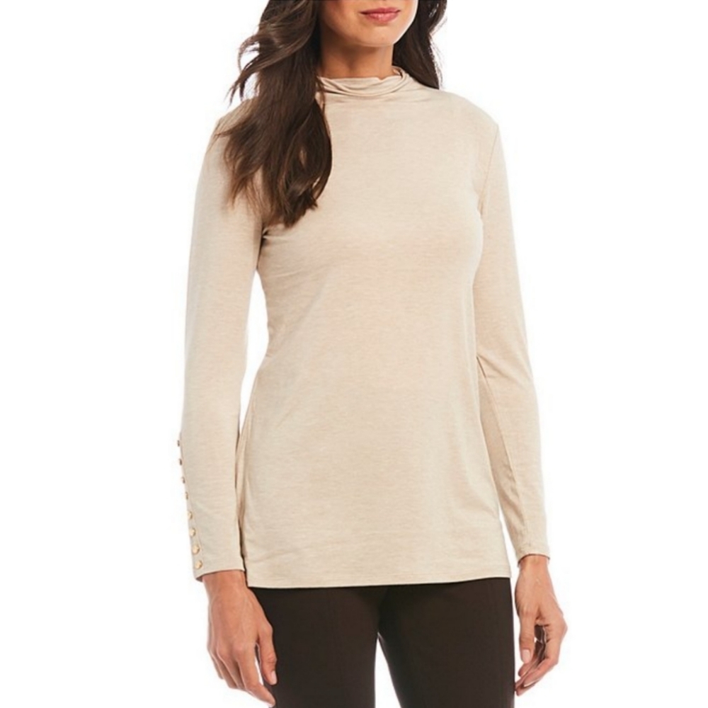 Vision 155 long sleeve funnel neck top M